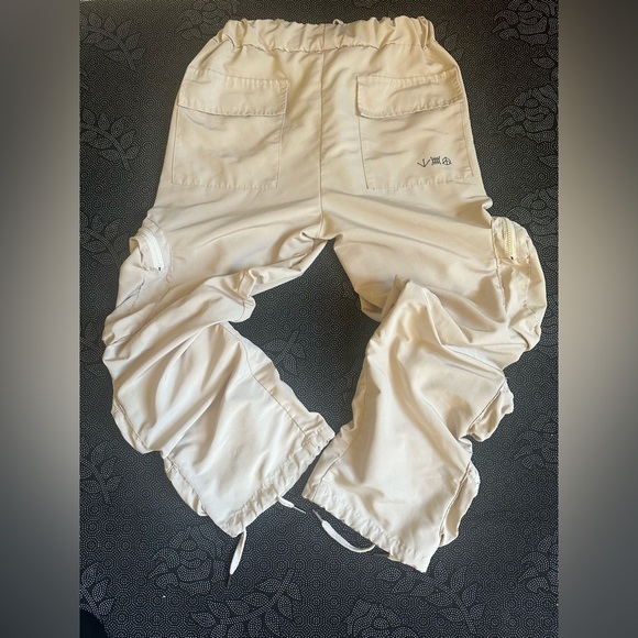 WHOISJACOV Cargo Pants Tan Travis Scott Men’s XL Street Wear Urban Preppy - Picture 5 of 13